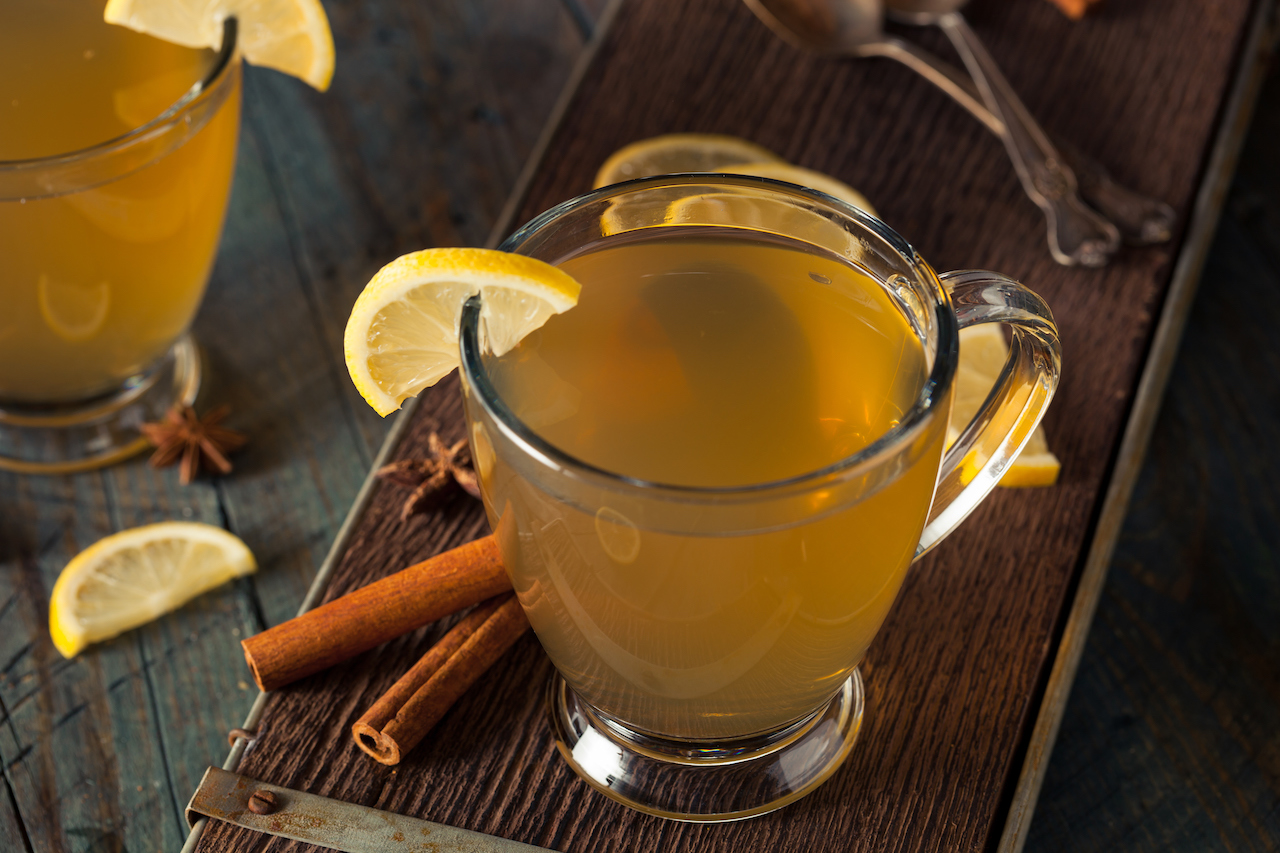 Warm Hot Toddy with Lemon